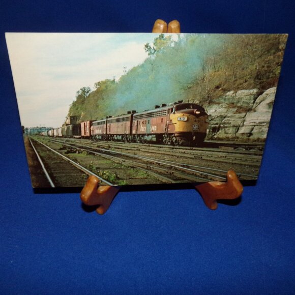 Vintage Oversized Rail Card Train Engine Photo Postcard - 1978 - Picture 1 of 5